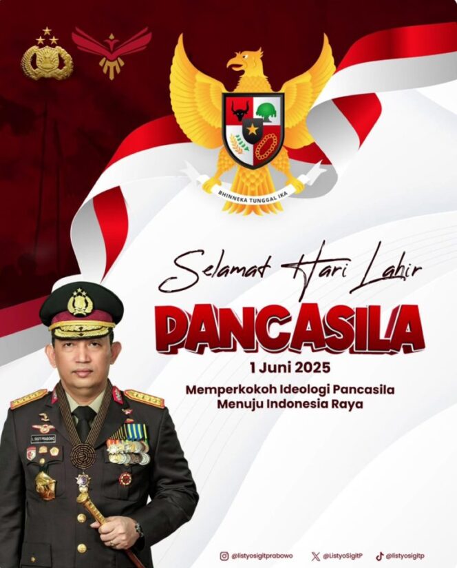 
 Kapolri Ajak Masyarakat Perkokoh Pancasila Menuju Indonesia Emas 2045